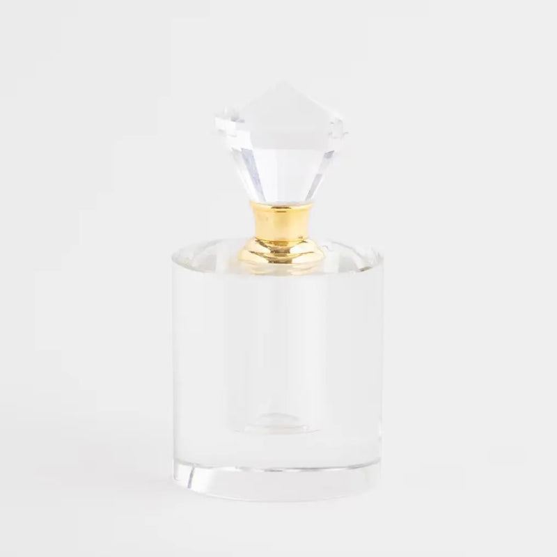 Transparentná dekorácia z krištáľového skla