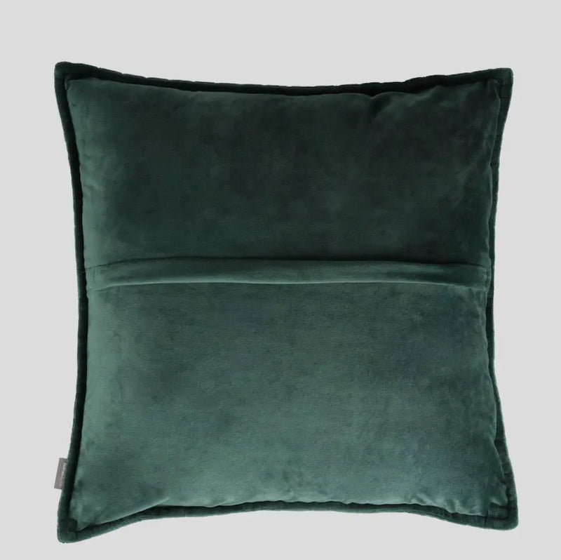 Zelená obliečka na vankúš. 