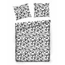 Čierno biele obliečky z kvalitnej saténovej bavlny.