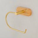 Hnedo zlatý držiak na papier.