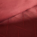 Červené žakárové obliečky