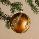 Hnedá vianočná ozdoba.