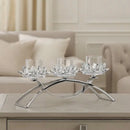 KERZENHALTER CRISTAL GLASS TRIO