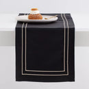 Čierna polyesterová štóla.