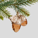 Zlatá vianočná ozdoba.