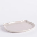 Béžový detský dezertný tanier.