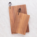 Hnedá doska na krájanie z akáciového dreva