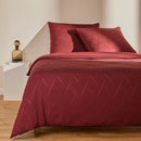 Červené žakárové obliečky