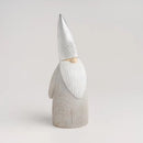 Strieborná vianočná figúrka.