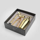 Zlatá barmanská sada.