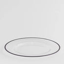 Transparentná sklenená misa