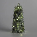 Zelená vianočná dekorácia LED.