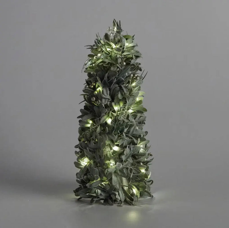 Zelená vianočná dekorácia LED.