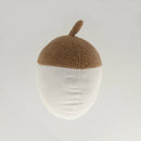 Béžovo hnedý detský polyesterový vankúš.