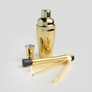 Zlatá barmanská sada.