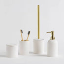 Biela kúpeľňová dóza