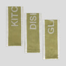 Zelená sada kuchynských utierok.