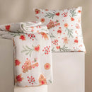 Béžová vianočná deka.