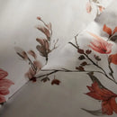 Ružové bavlnené obliečky s kvetovým motívom.