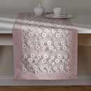 Ružová polyesterová štóla s prídavkom metalizovaného vlákna