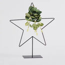 Čierna vianočná dekorácia LED.