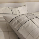 Sivé bavlnené obliečky.