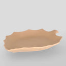 Oranžová misa s jesenným motívom z tvrdeného porcelánu.