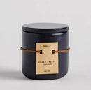 Modrá vonná sviečka.