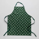 Zelená vianočná zástera.