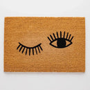 Hnedá rohožka z pvc a kokosového vlákna