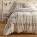 Sivé bavlnené obliečky.