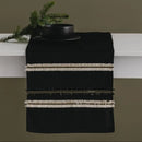 Čierna polyesterová sviatočná štóla