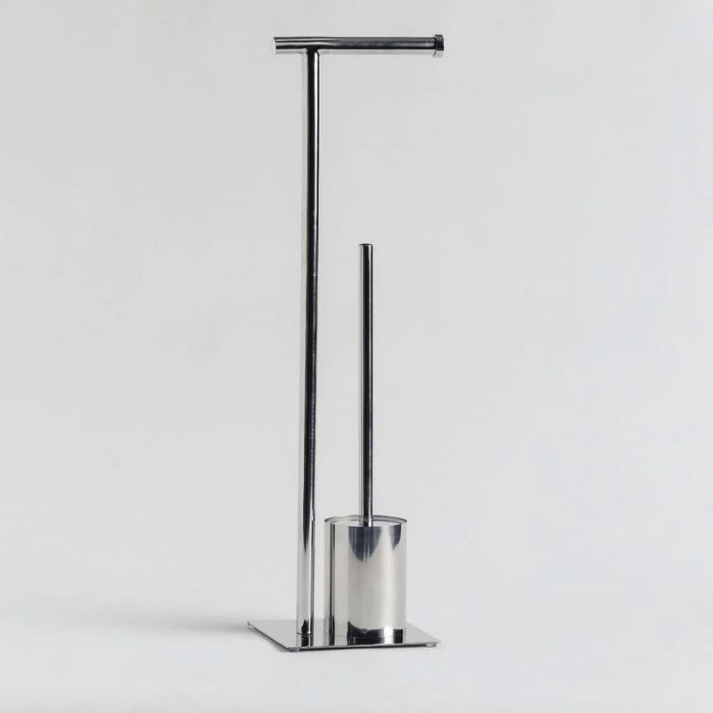 Paper stand with SIMPLO toilet brush