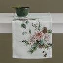 Bielo zelená polyesterová štóla