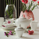 Biela porcelánová cukornička.