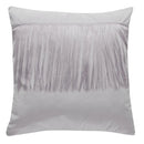 Sivá polyesterová obliečka na vankúš.