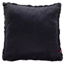 Čierna polyesterová obliečka na vankúš. 