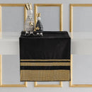 Čierno zlatá polyesterová štóla. 