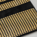 Čierno zlatá polyesterová štóla. 