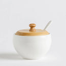 Biela porcelánová cukornička. 