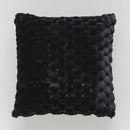 Čierna polyesterová obliečka na vankúš.