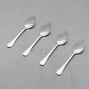 Strieborná sada lyžičiek z nehrdzavejúcej ocele.