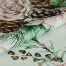 Bielo zelená polyesterová štóla