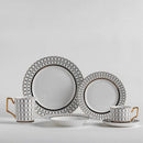 Biely porcelánový dezertný tanier